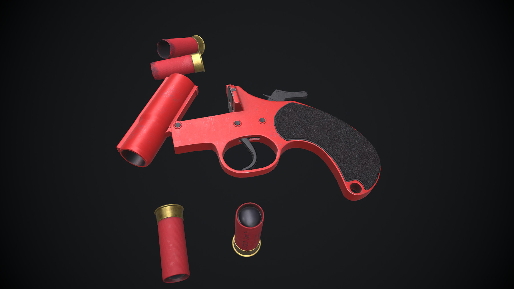 Flare gun This Product includes:- Substance painter Document with all the l...