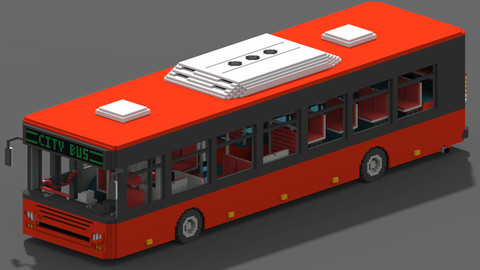 Voxel City Bus