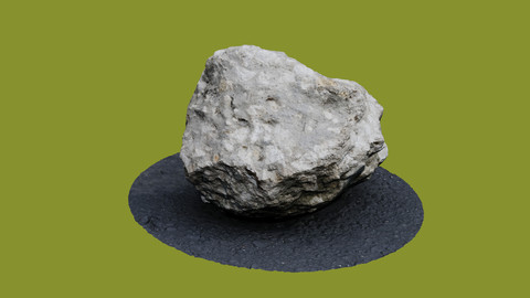 High Poly Photoscanned Rock Asset - 8192x8192 Textures