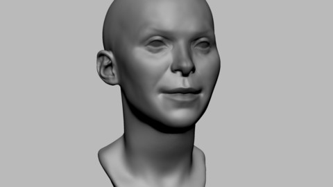 Base Female Head 04