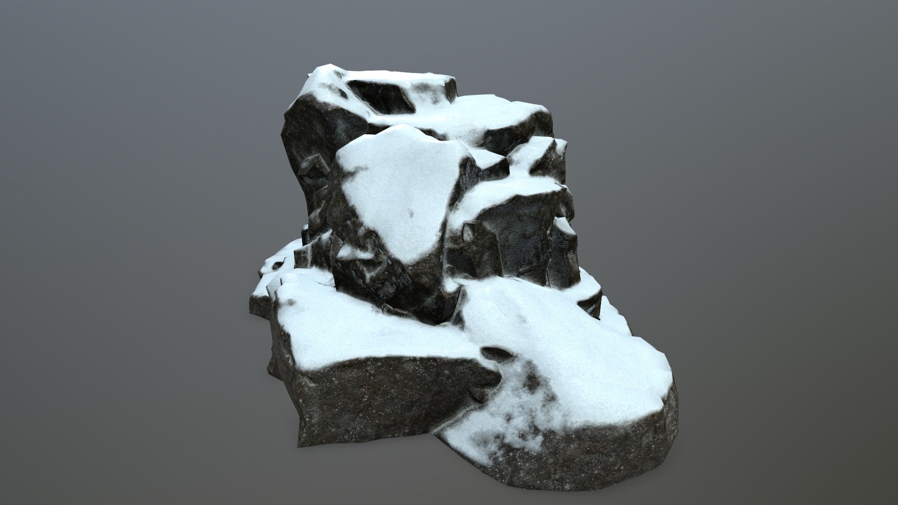 ArtStation - snow rocks | Game Assets