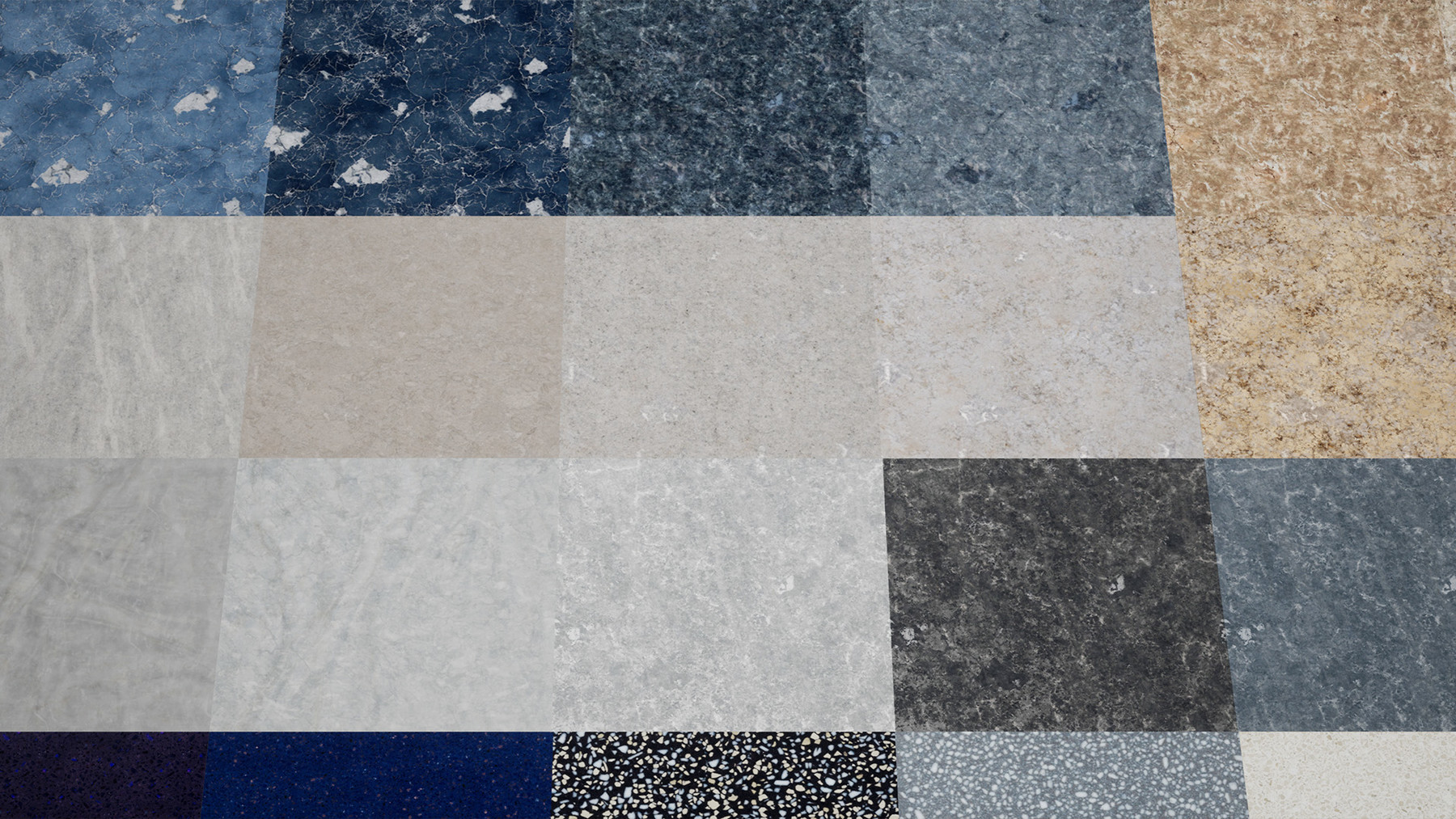 PBR Seamless Textures 100 Marble Granite and Terrazzo Materials (UE4 ONLY)