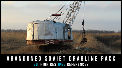 Abandoned Soviet Dragline