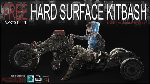 Hard Surface Kitbash Vol 1