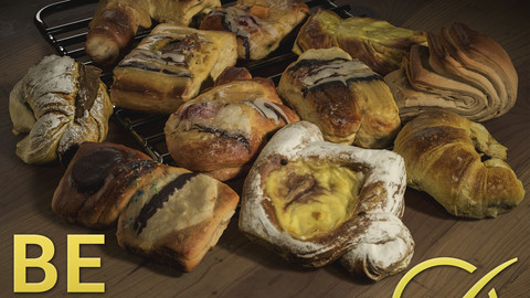 Pastries Pack - Photogrammetry Asset 3D PhotoScan