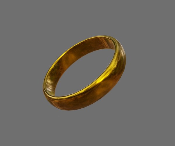Abstract Gold Ring | 3d stl model for CNC