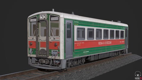 Rena's Train - 3D Assets