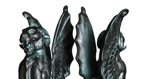 Griffin / Sculpture / 3D model