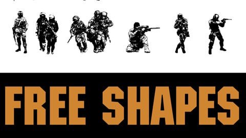 FREE 49 Sodiers shapes