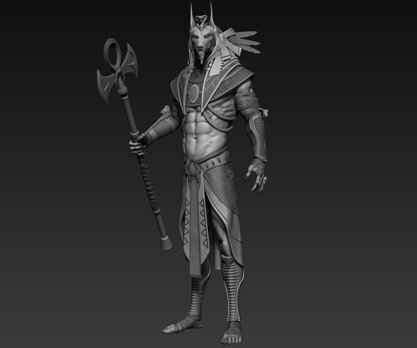 ArtStation - Anubis Zbrush Model | Resources
