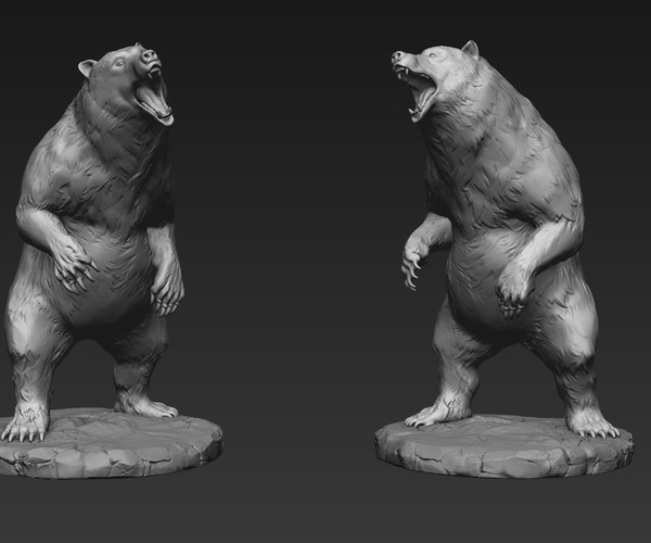 ArtStation - Bear Sculpt in Blender