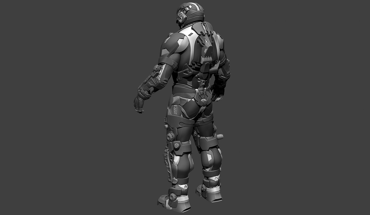 Artstation - Cyber Soldier Zbrush 