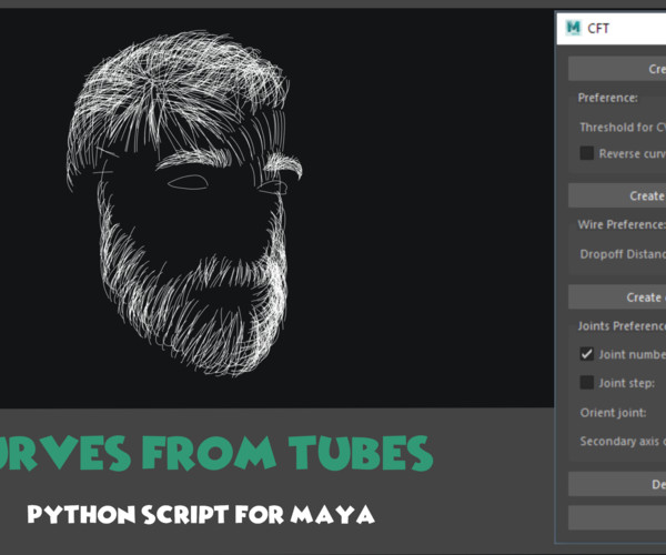 ArtStation - [Maya] Curves From Tubes | Resources