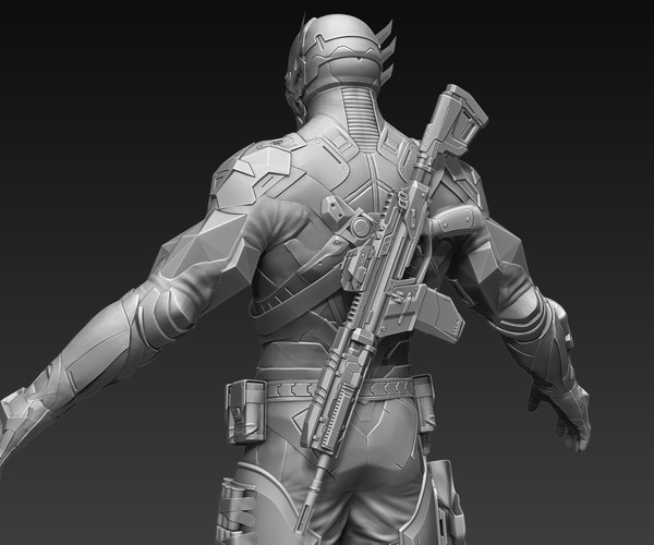 ArtStation - Future Soldier Zbrush | Resources