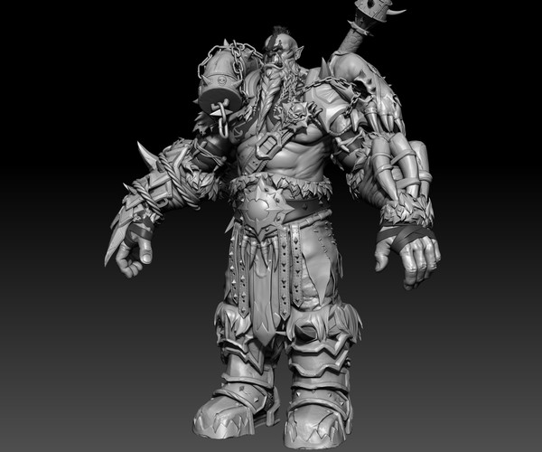 Artstation - Orc Zbrush 