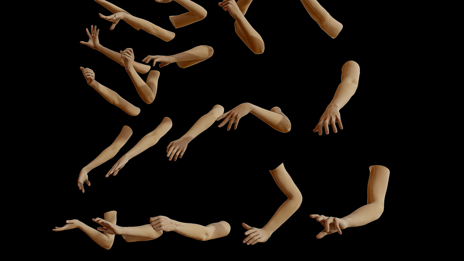 ArtStation Realistic Female Hands and Arms Resources