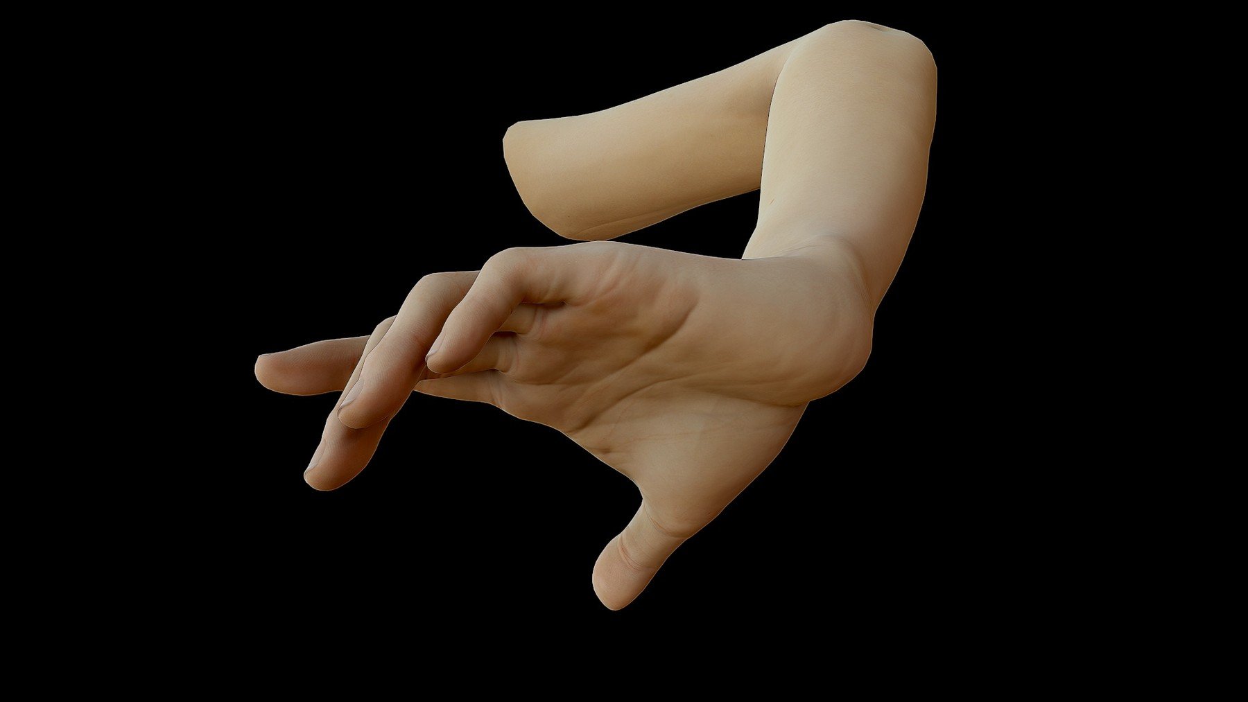 Artstation Realistic Female Hands And Arms Game Assets