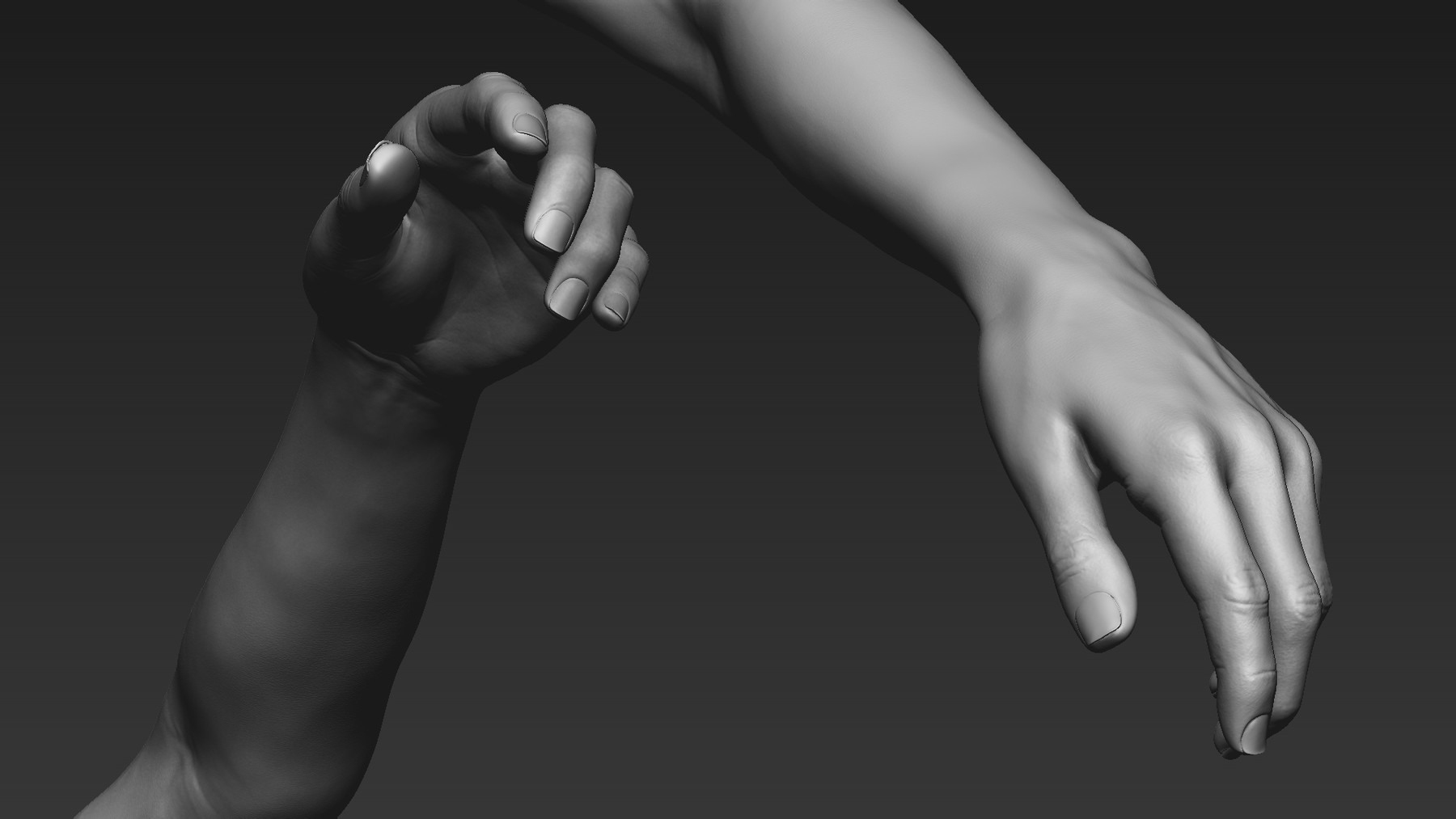 Artstation Realistic Female Hands And Arms Game Assets