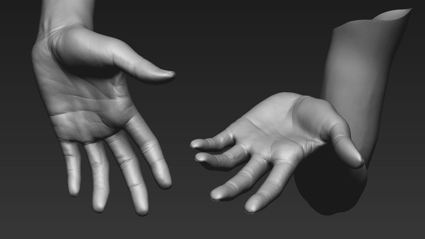 Artstation Realistic Female Hands And Arms Game Assets