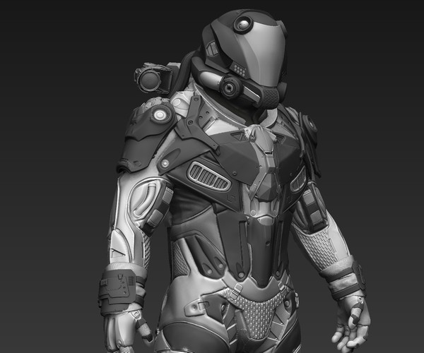ArtStation - Space Suit Zbrush | Resources