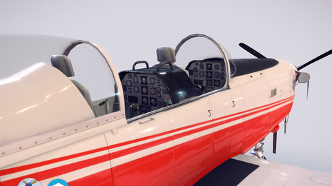 Pilatus PC-7 Mk-I FactoryRedWhite