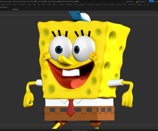 ArtStation Spongebob movie Fan art Game Assets