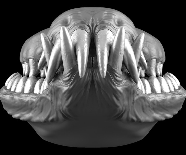 monster teeth zbrush