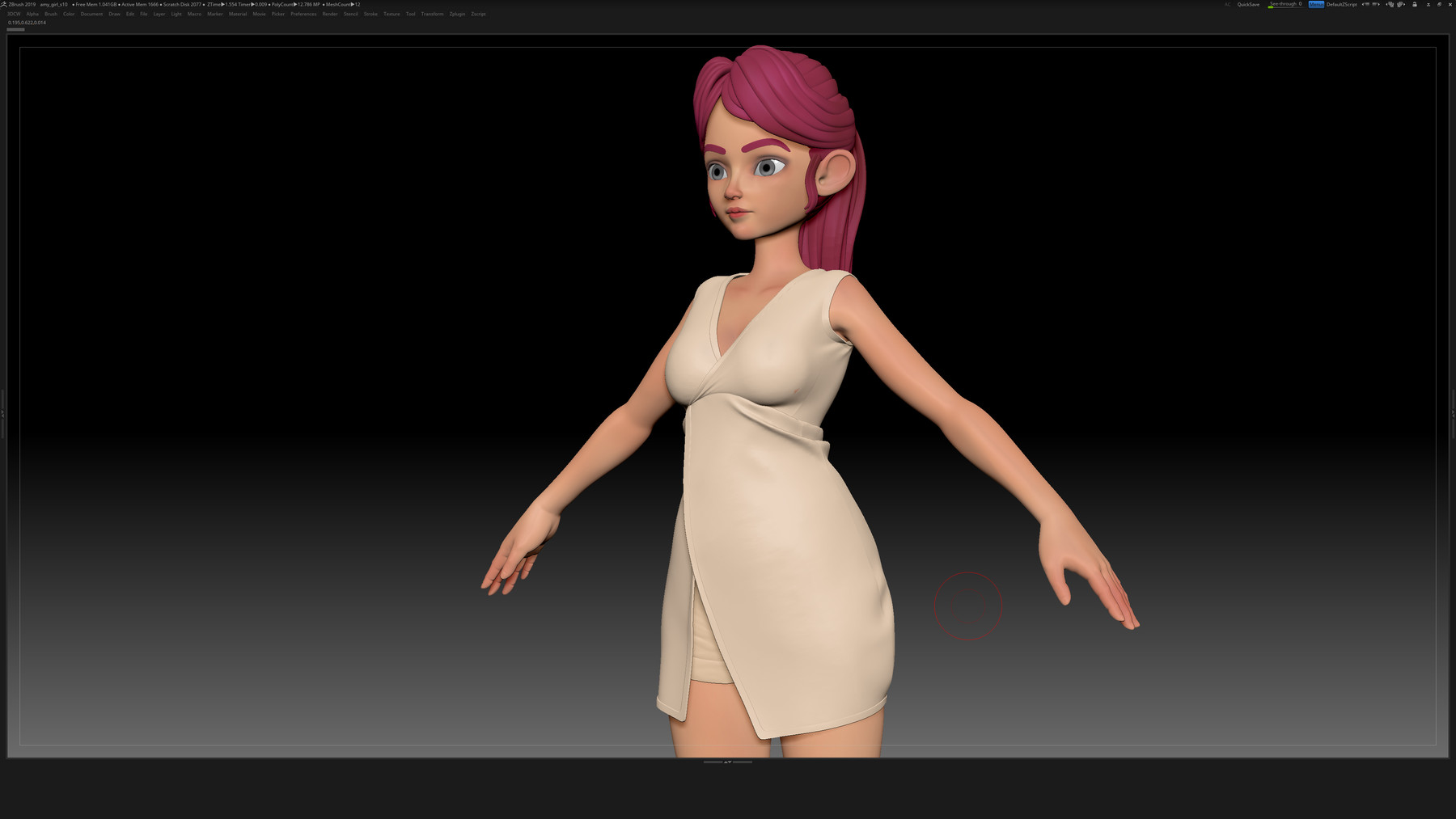 Artstation Zbrush Stylized Character Girl Base Mesh Amy Girl Style 10 Resources 