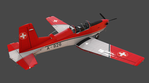 Pilatus PC-7 Mk-I SAFRedWhite