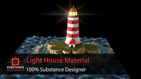 Light House Material - %100 Substance Designer