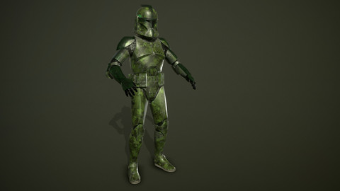 ArtStation - Clone Trooper Phase 2 Standard | Game Assets