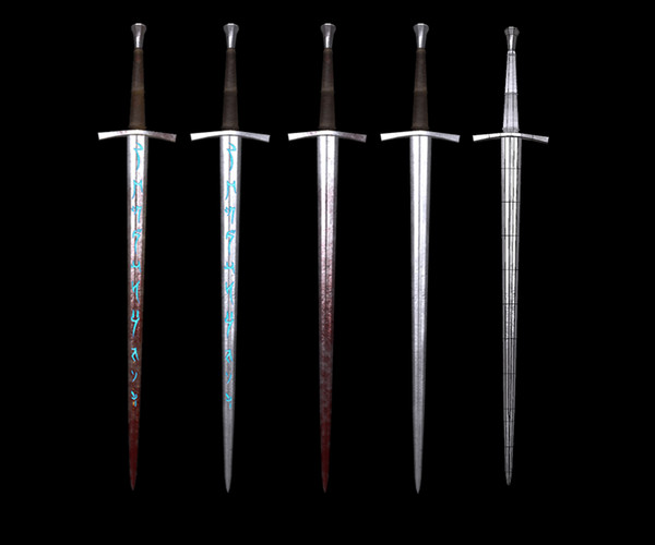 ArtStation - Runic sword - 4 texture set | Game Assets
