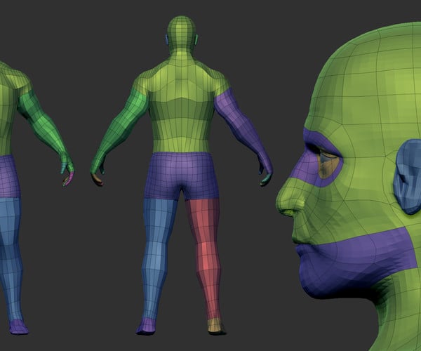 ArtStation - Male Base Mesh | Resources