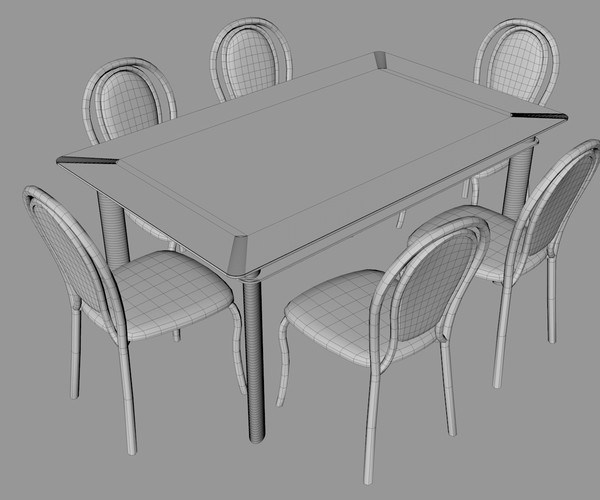 ArtStation - стеклянная таблица 3d модель бесплатно | Resources