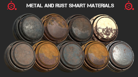ArtStation - 9 METAL AND RUST SMART MATERIALS | Resources