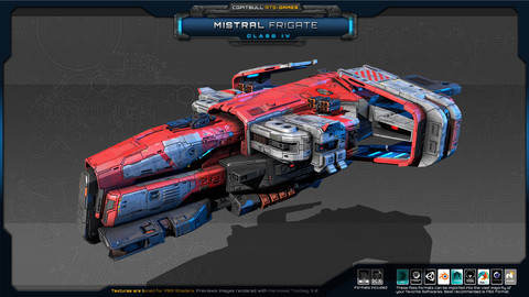 RTS Games - Mistral Frigate - Frigate Class IV