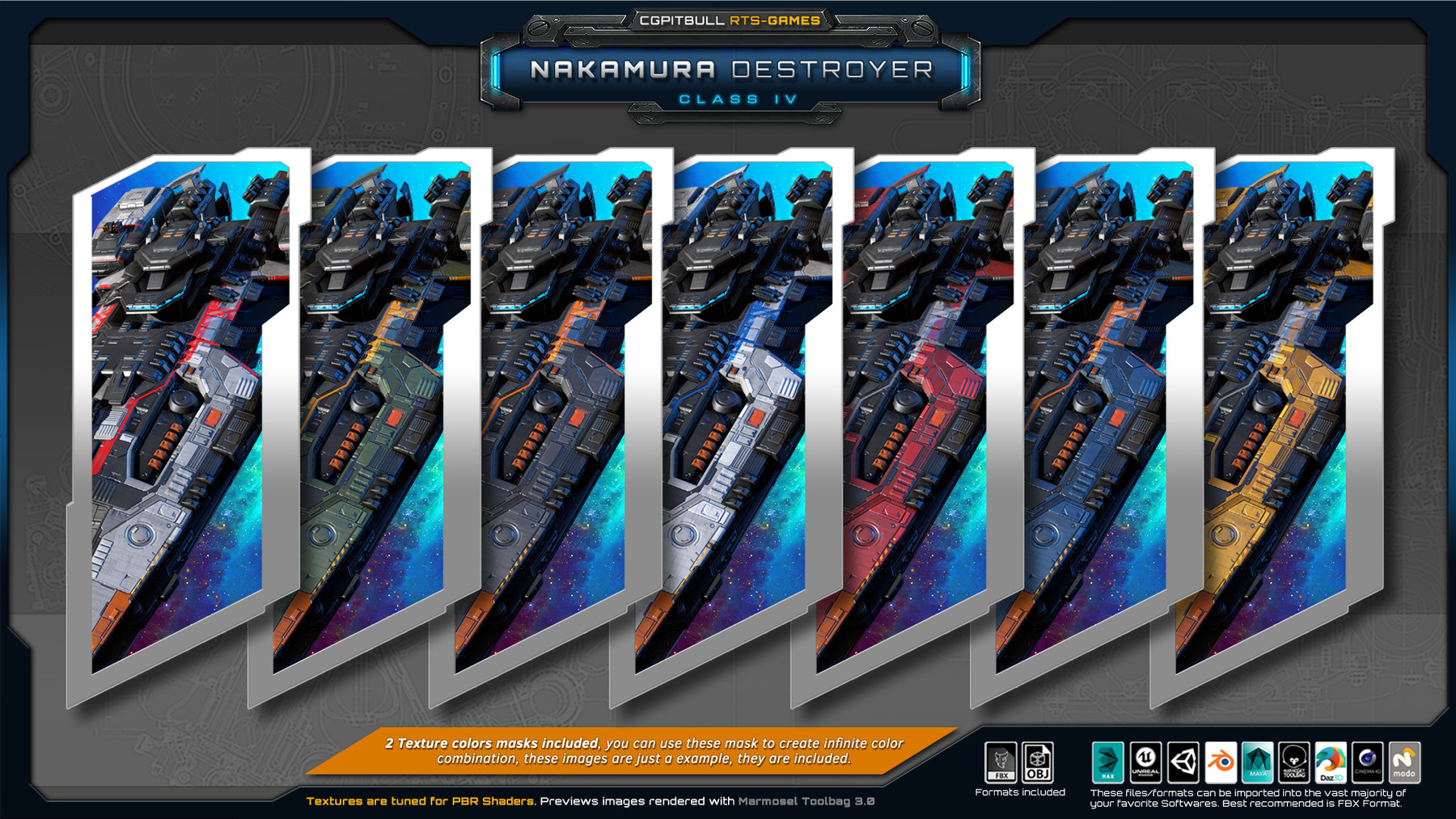 CGPitbull - GrafxBOX - RTS Games - Nakamura Destroyer - Class IV