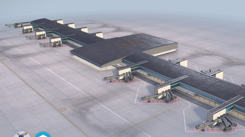 Airport Terminal Satellite4 LFPG