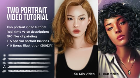 Two - Portrait video tutorial bundle