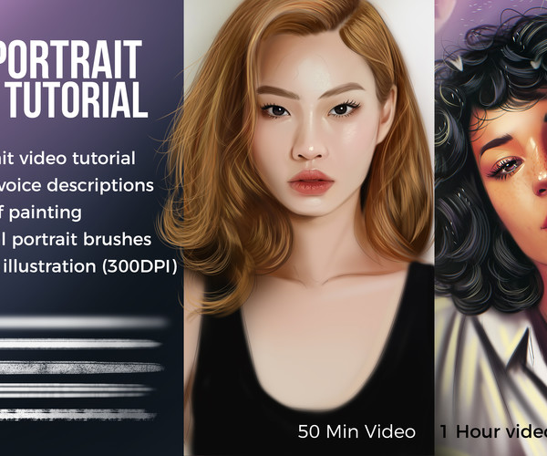 ArtStation - Two - Portrait video tutorial bundle | Tutorials