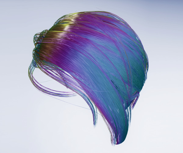 ArtStation Hair Shaders UE4 4.19 UE5 5.03 + Hair Strand Designer 1.