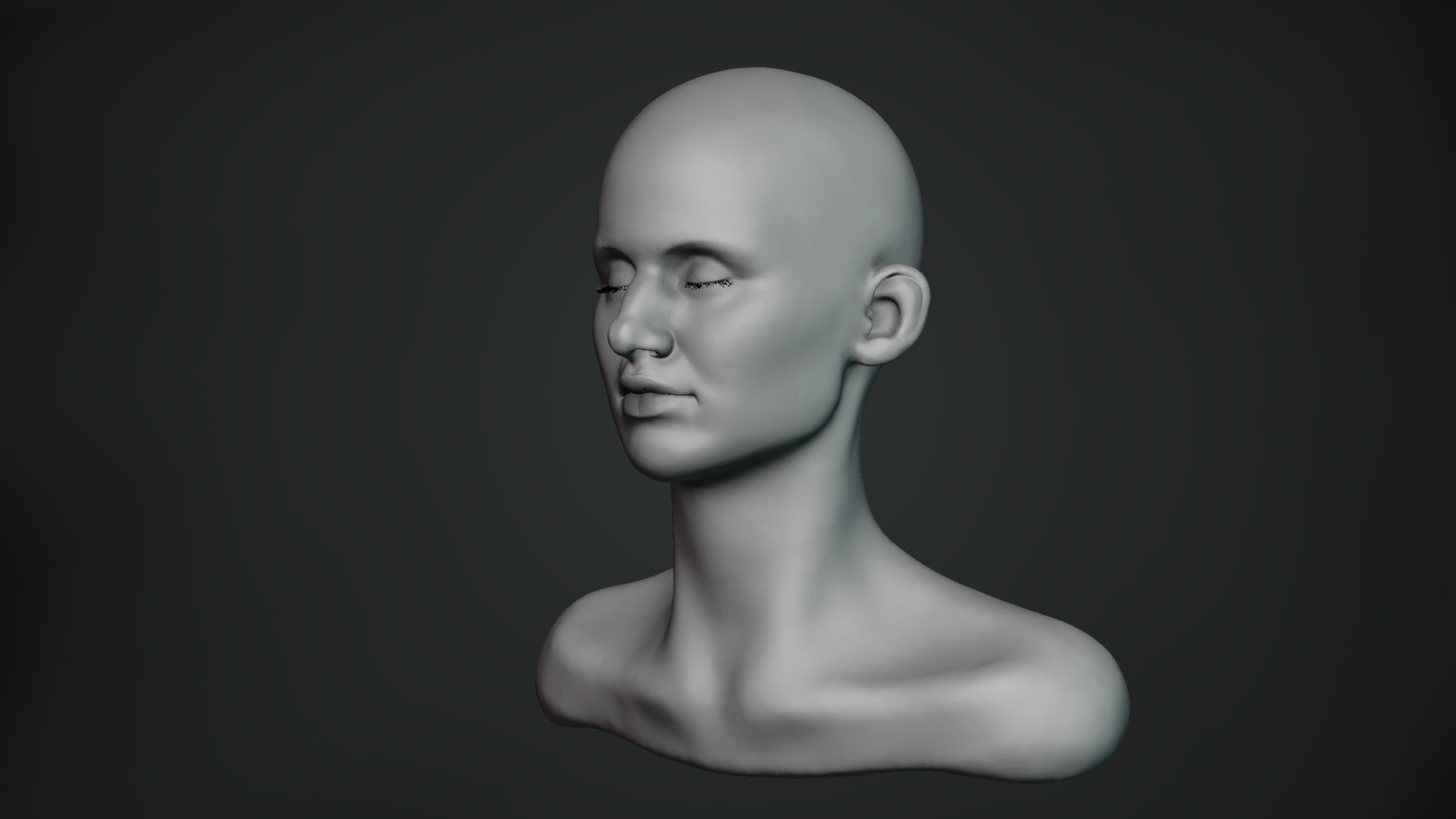 Artstation Female Bust Sculpt Resources