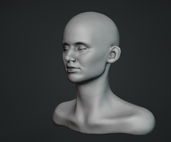 ArtStation - Female Bust Sculpt | Resources