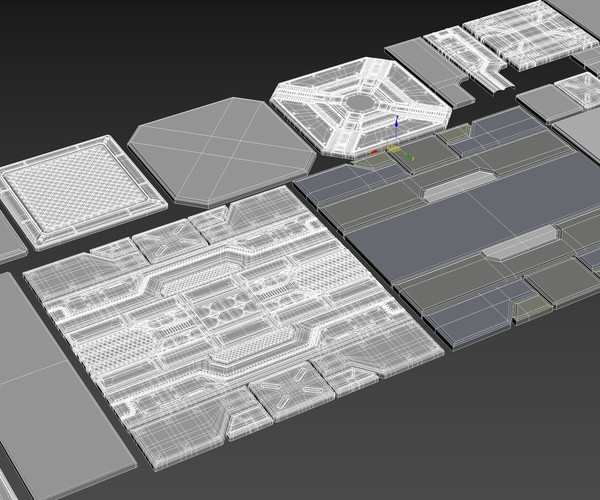ArtStation - Sci-Fi Floors Pack | Game Assets