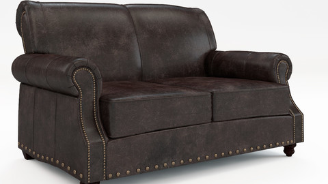 Landry leather sofa