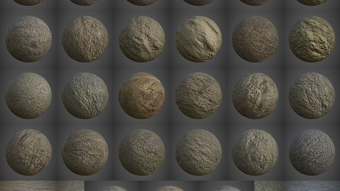27 Various Seamless Mud Ground PBR Volume 2