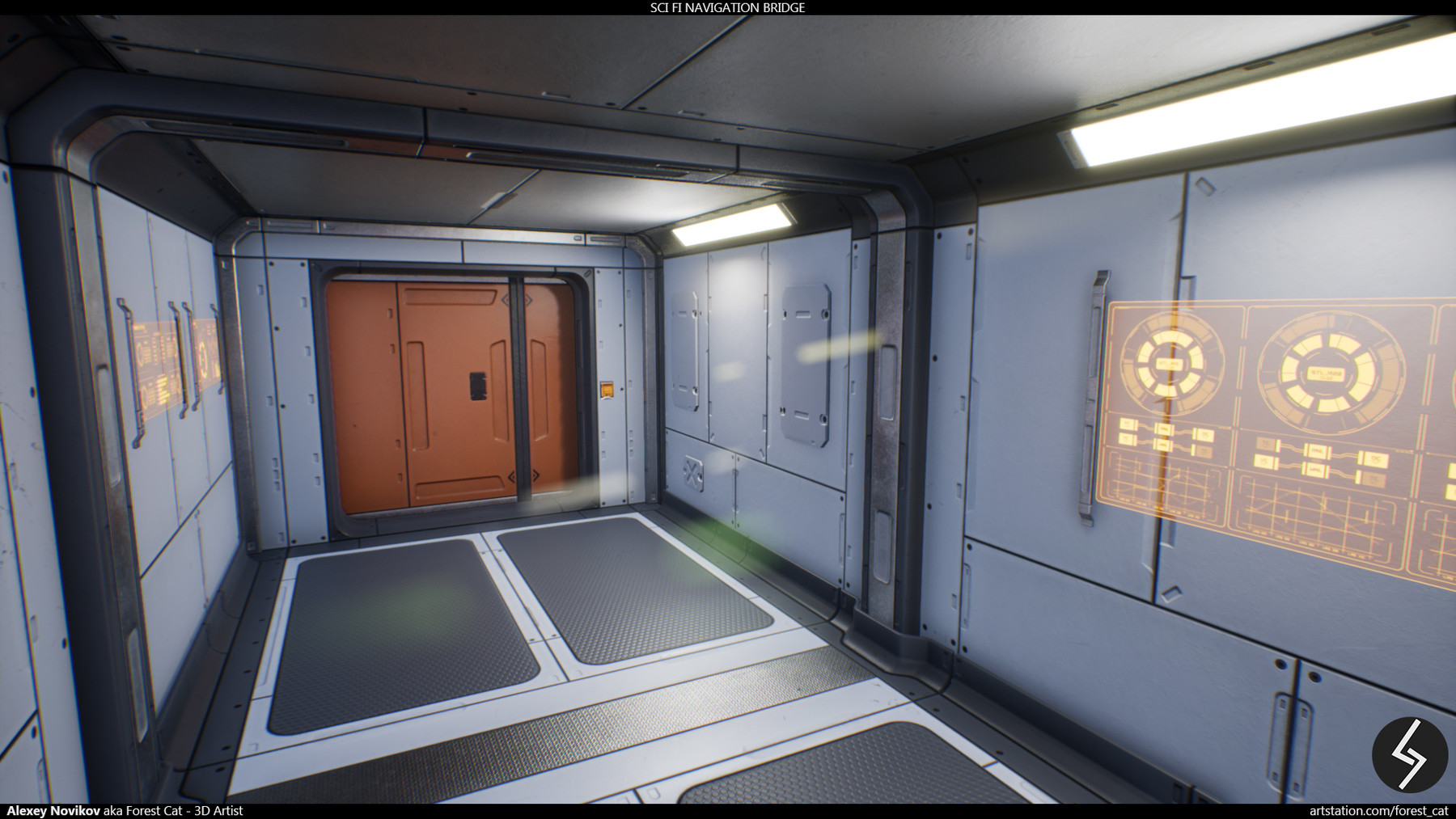 ArtStation - Sci Fi Navigation Bridge - UE4 Modular Environment | Game ...