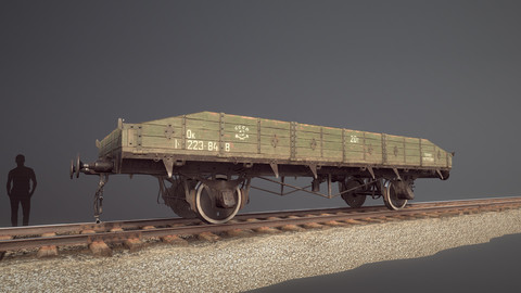 Armored Train JDP20T Railway Platform 20T