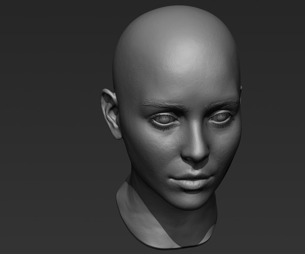 ArtStation - 3d Printable Female Head 3 | Resources