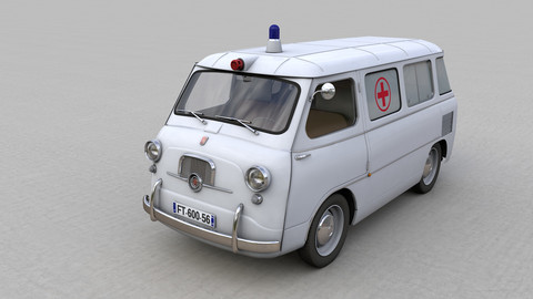 FIAT 600 MULTIPLA AMBULANZA 1956
